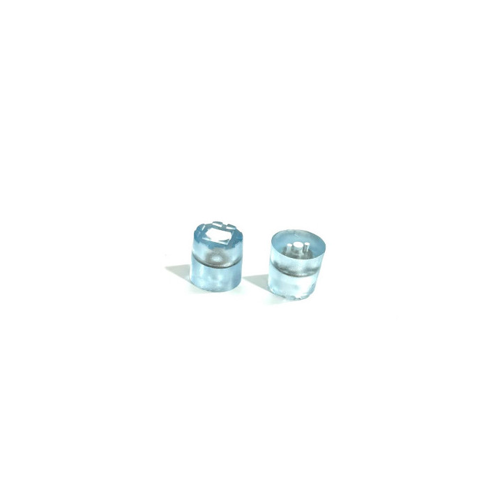High furniture paws in rubber attached with screws, anti-slip