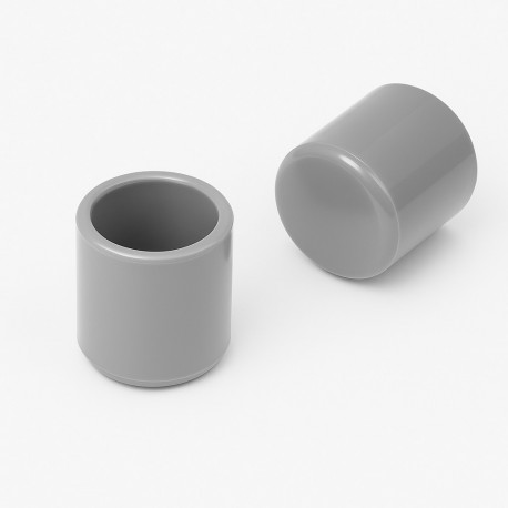 Stolskydd, utvändigt rörskydd i plast med glid Stolskydd, utvändigt rörskydd i plast med glid