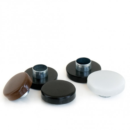 Product Image for Möbeltassar plast med glid, rund med rörnit