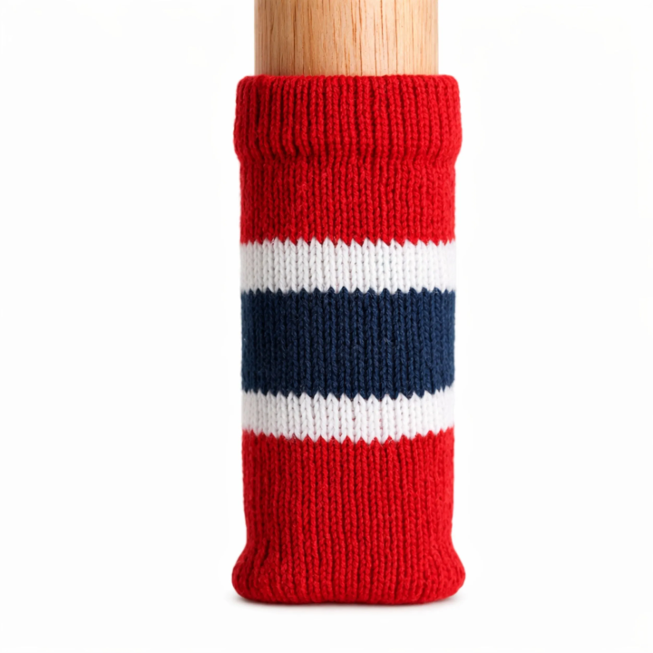 Norgesockan, en kul stolstrumpa, kort och smal längd