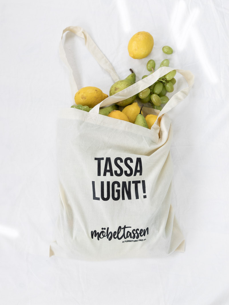 Tygbag, gråmelerad