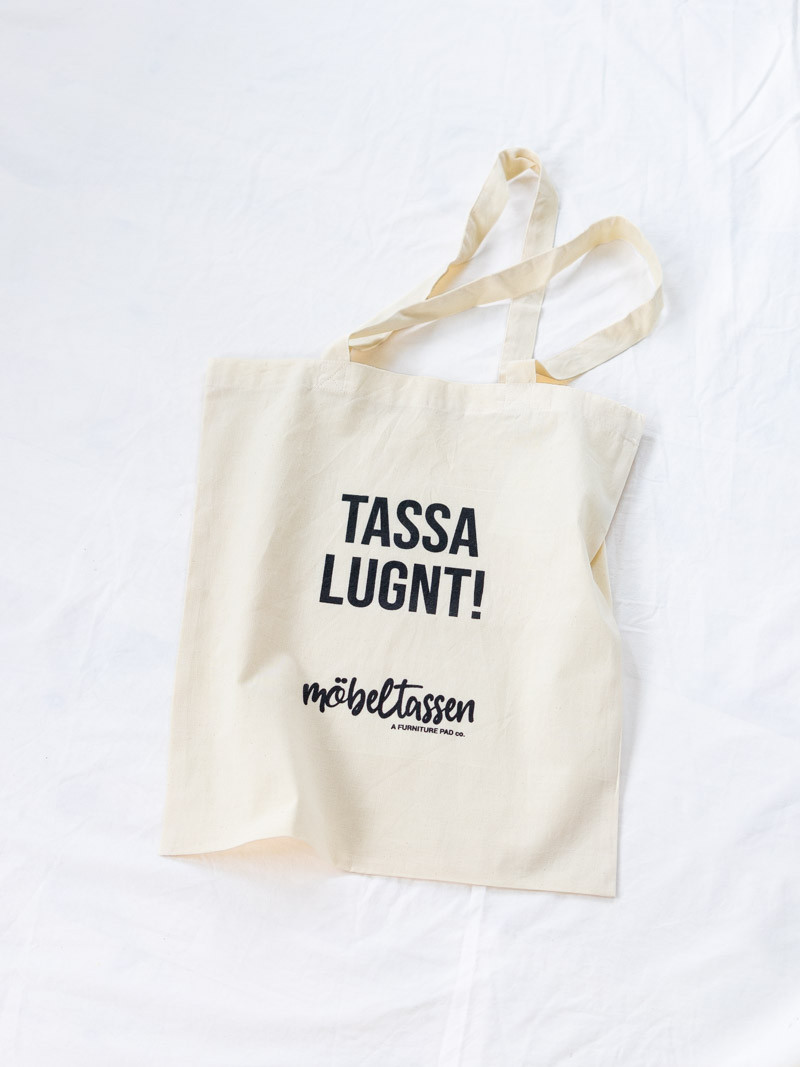 Tygbag, gråmelerad