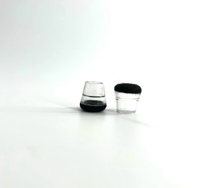 Stoltassar i silikon med filt