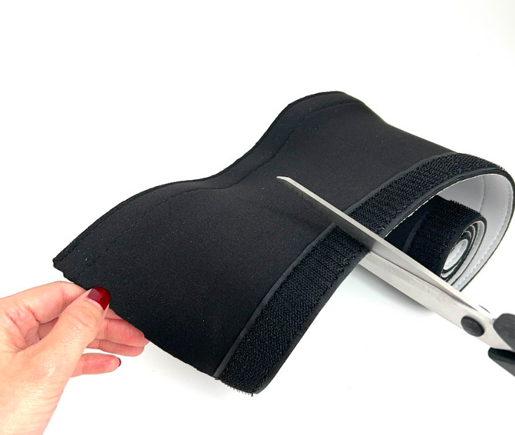 Kabelhållare skrivbord med kardborreband